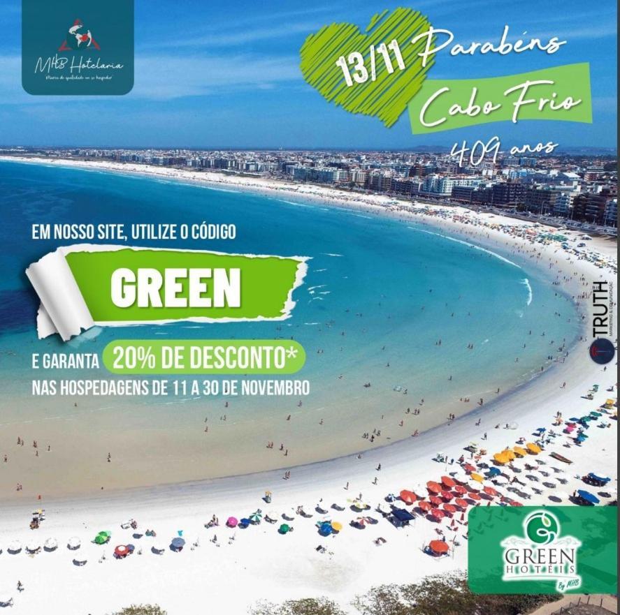 Green Hoteis Cabo Frio Exterior foto